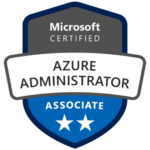 Microsoft Certified Azure Administrator Associate badge