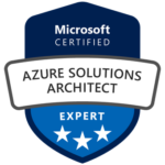 Microsoft Certified Azure Solutions Architect Expert badge